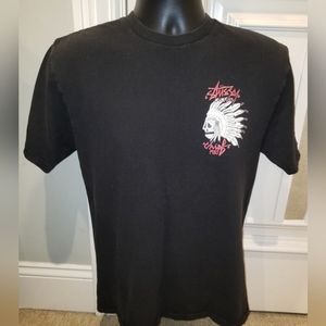 Stussy Chief Skull Indian SS Shirt | Mens Sz M
